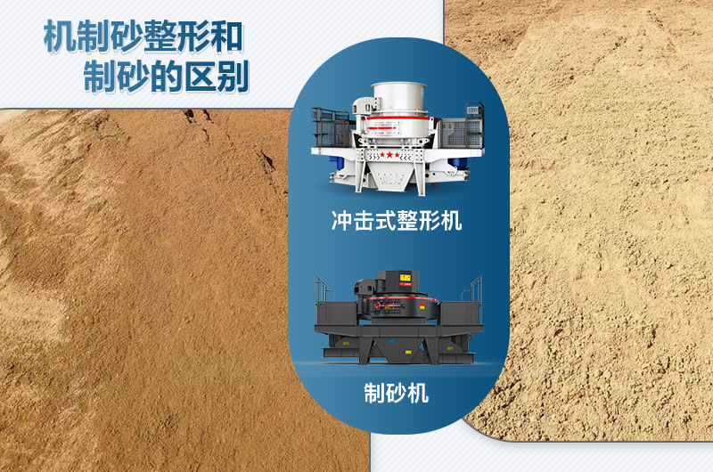 冲击式整形机和制砂机的区别是什么？