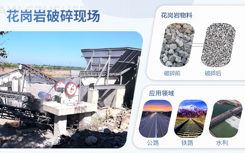 花岗岩破碎用什么机器？配置一套花岗岩破碎设备需要多少钱?